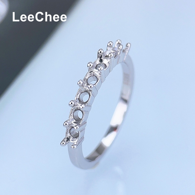 Fixed Band Ring Settings for M - Sterling Silver Ring avaliação e preço