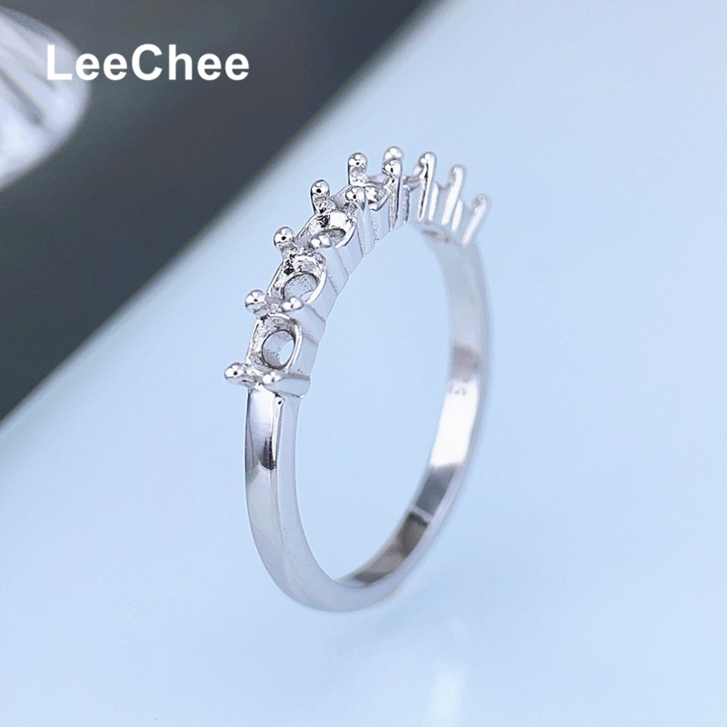 Fixed Band Ring Settings for M - Sterling Silver Ring avaliação e preço