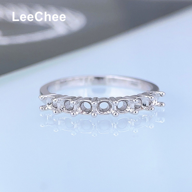 Fixed Band Ring Settings for M - Sterling Silver Ring avaliação e preço