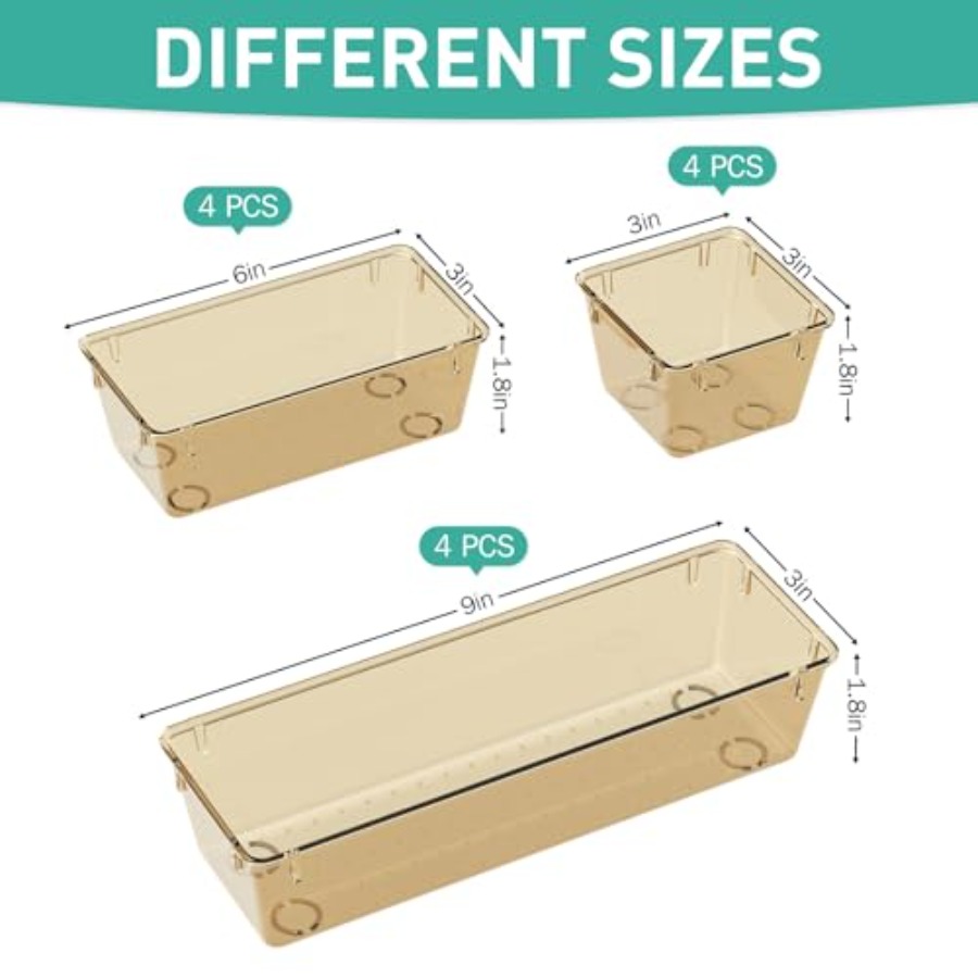 6 Pack Drawer Organizer Set, A - Jewelry & Watches Ltd avaliação e preço