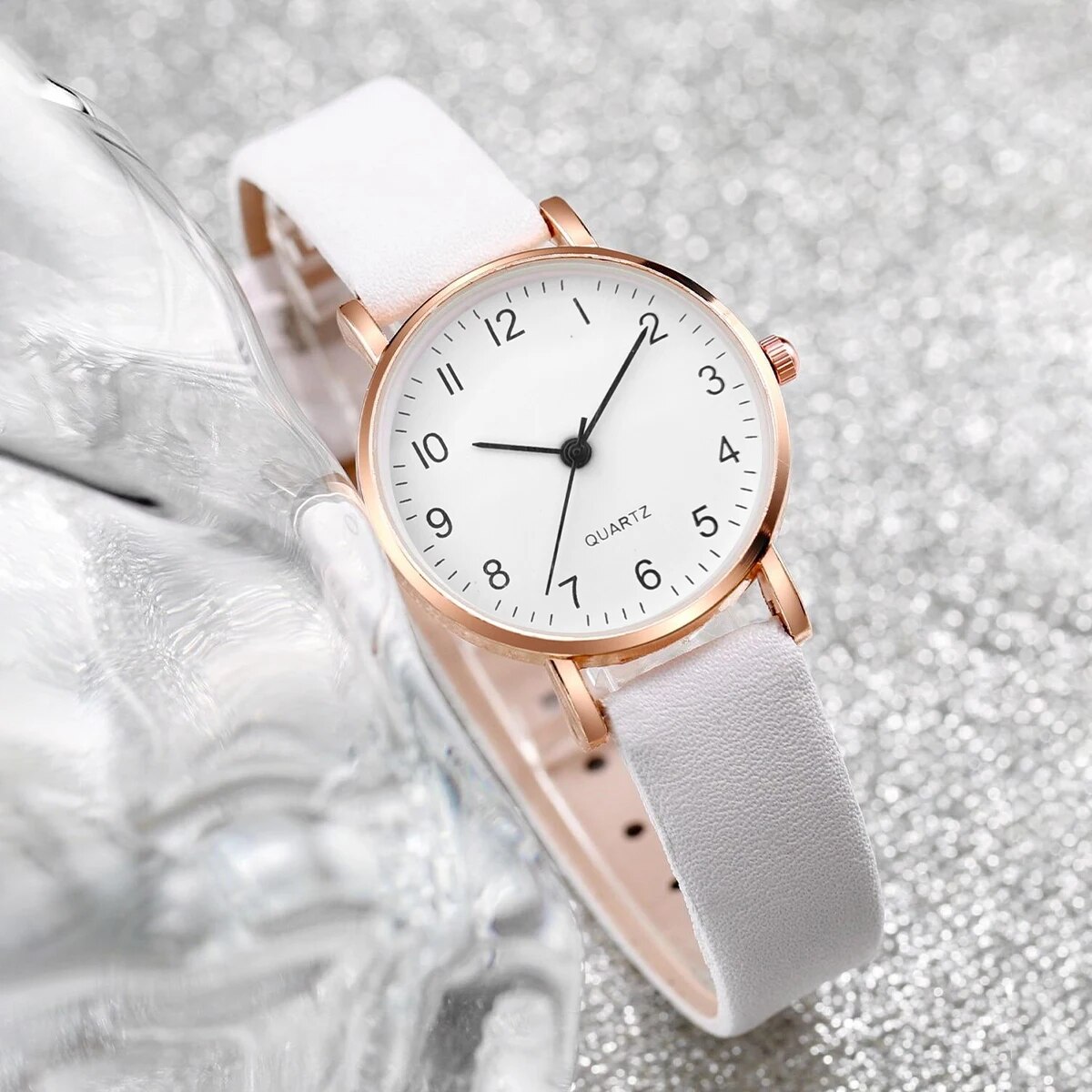 Women Rose Gold Pearl Jewelry  - Jewelry Watches For Ladies avaliação e preço