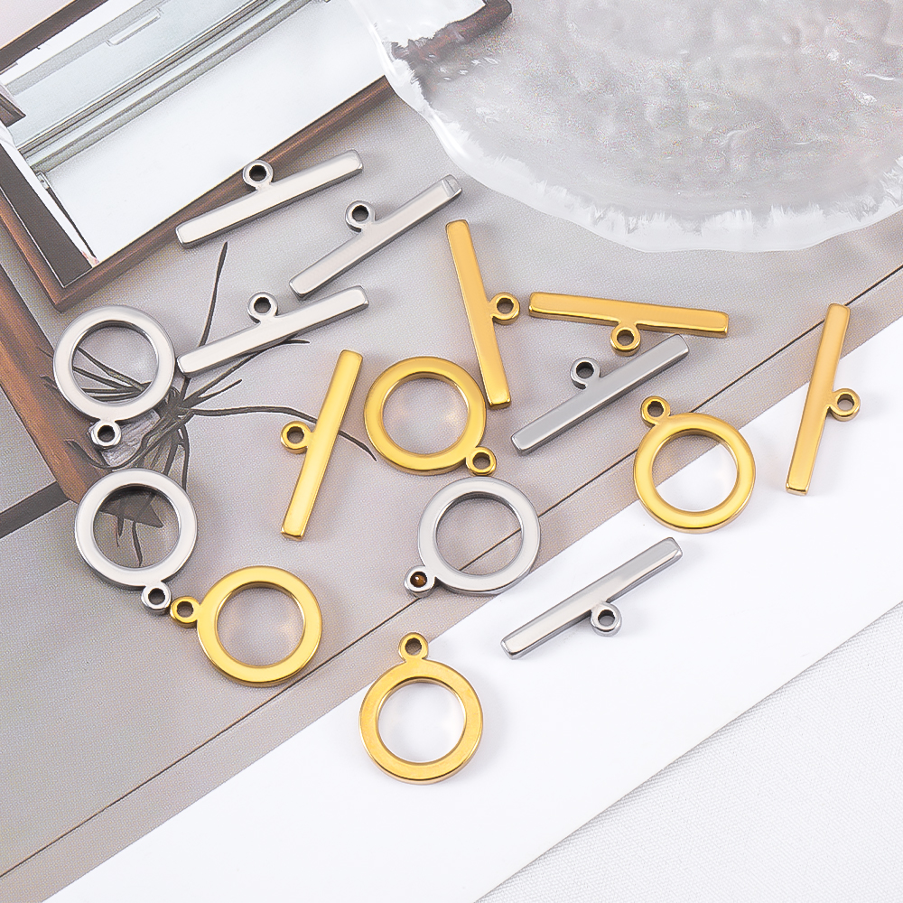 5 Sets Stainless Steel Toggle  - Hoop Earrings avaliação e preço