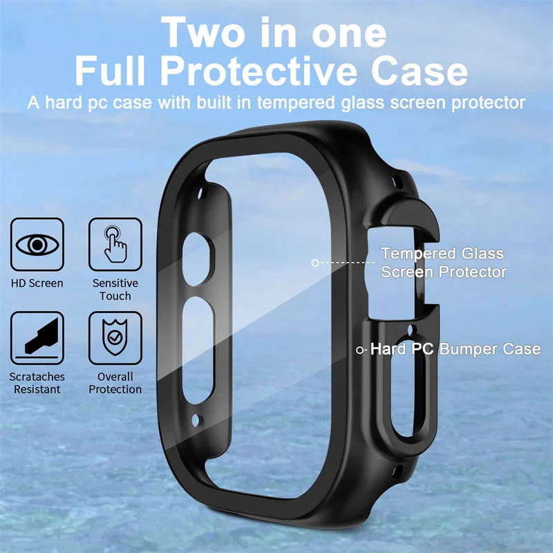 Glass+case For Apple Watch Ult - Jewelry Smart Watches avaliação e preço