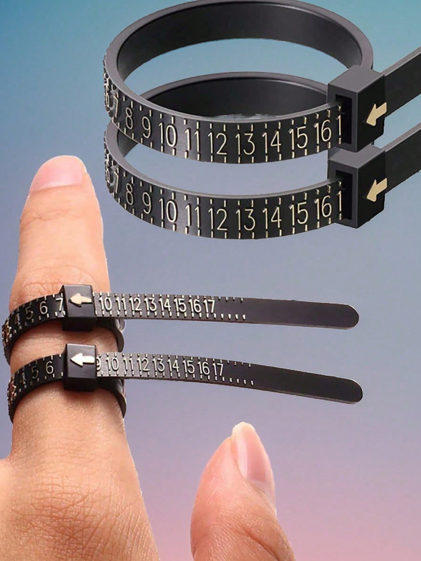 Ring Sizer Measuring Tape Tool - Jewelry & Watches Ltd avaliação e preço